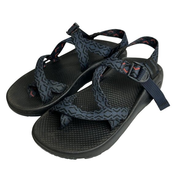 Chaco Men\'s Size 9 Z2 Classic Stepped Navy Marine Geometric Adjustable Sandals main image 14